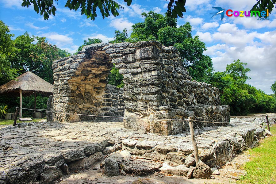 Mayan Ruins of San Gervasio in Cozumel